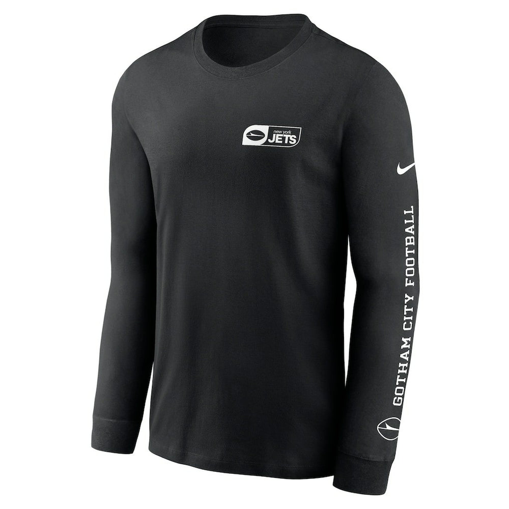 New York Jets All Out Long Sleeve T-Shirt - Black - Nike