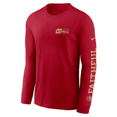 San Francisco 49ers All Out Long Sleeve T-Shirt - Scarlet - Nike