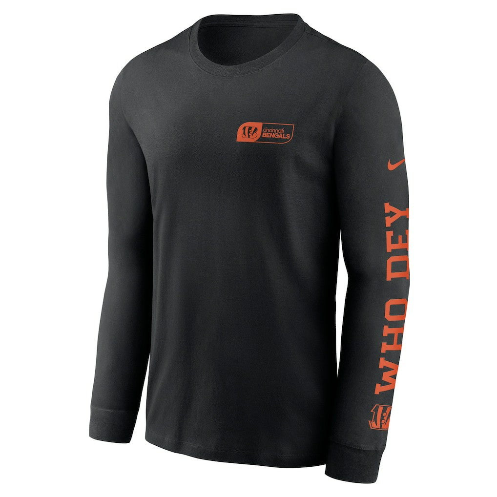 Cincinnati Bengals All Out Long Sleeve T-Shirt - Black - Nike