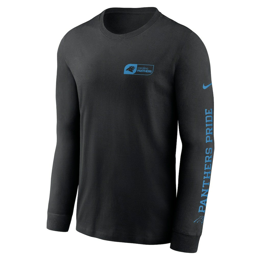 Carolina Panthers All Out Long Sleeve T-Shirt - Black - Nike