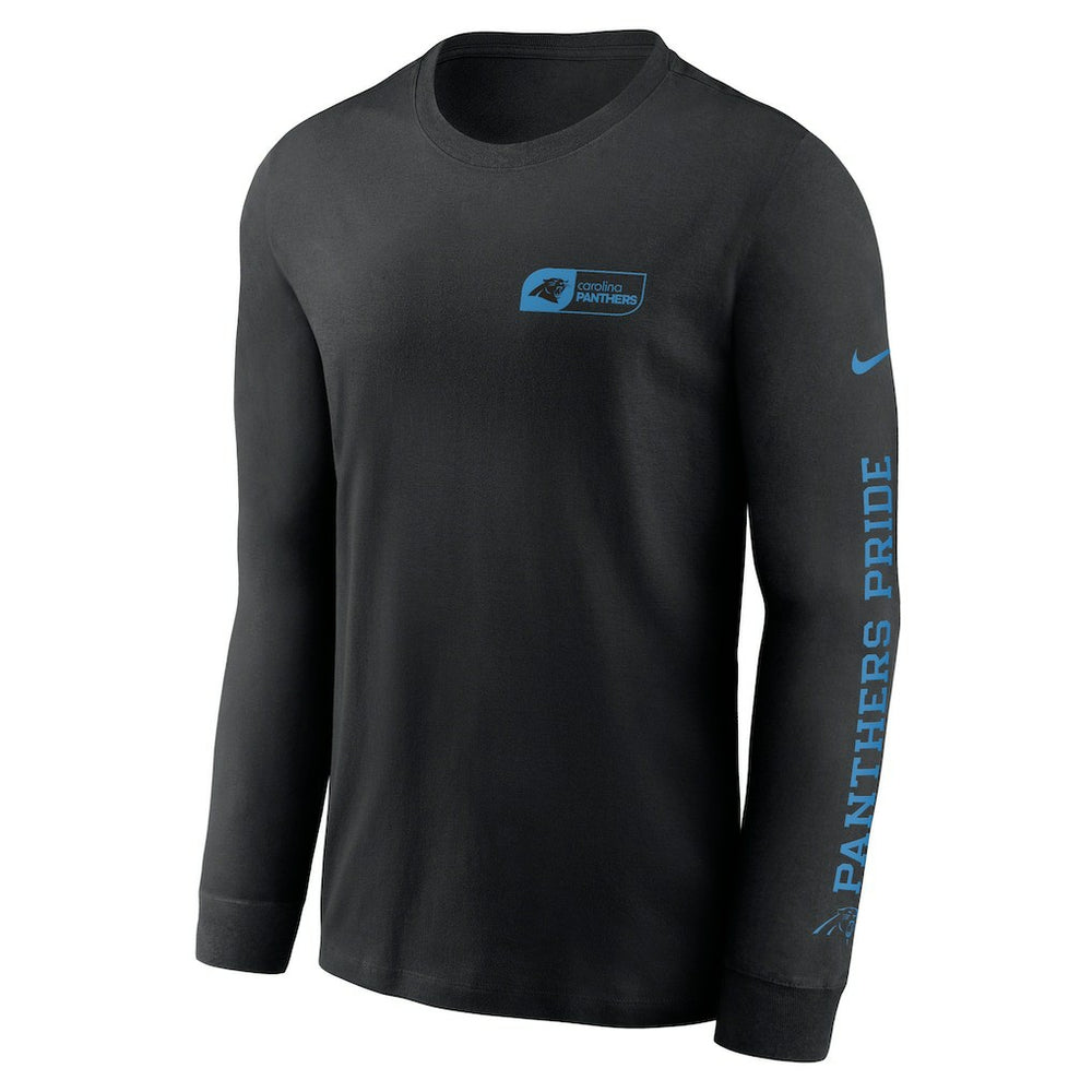 Carolina Panthers All Out Long Sleeve T-Shirt - Black - Nike
