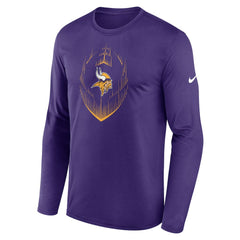 Minnesota Vikings Icon Legend Performance Long Sleeve T-Shirt - Purple - Nike
