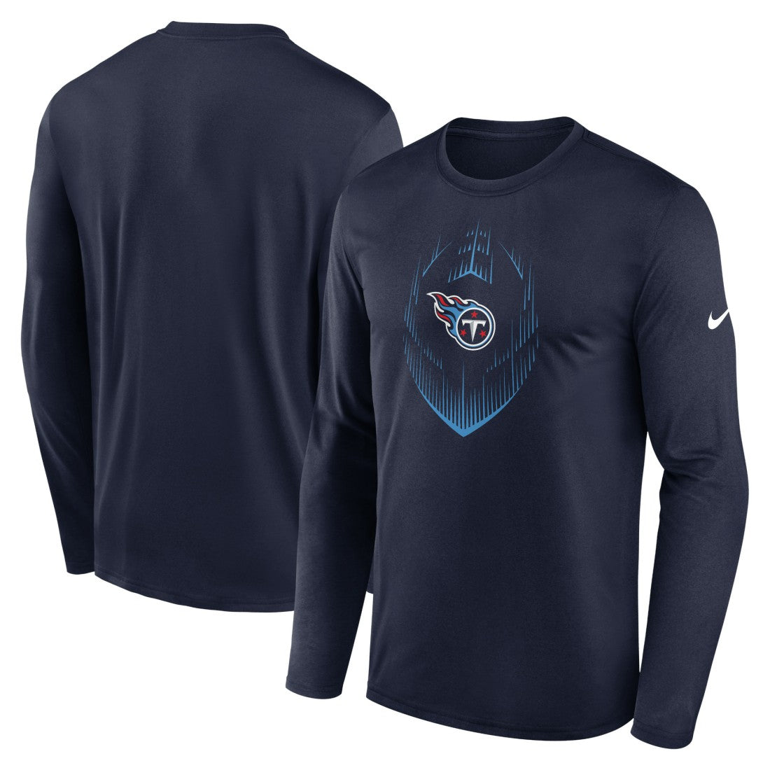 Tennessee Titans Icon Legend Performance Long Sleeve T-Shirt - Navy - Nike