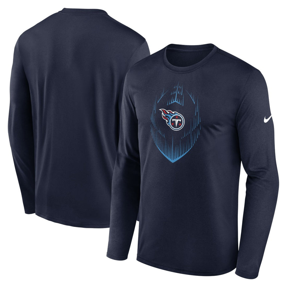Tennessee Titans Icon Legend Performance Long Sleeve T-Shirt - Navy - Nike