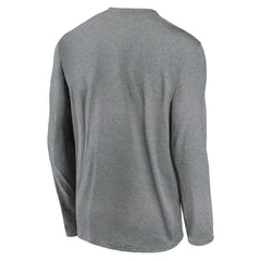 Houston Texans Icon Legend Performance Long Sleeve T-Shirt - Heather Gray - Nike