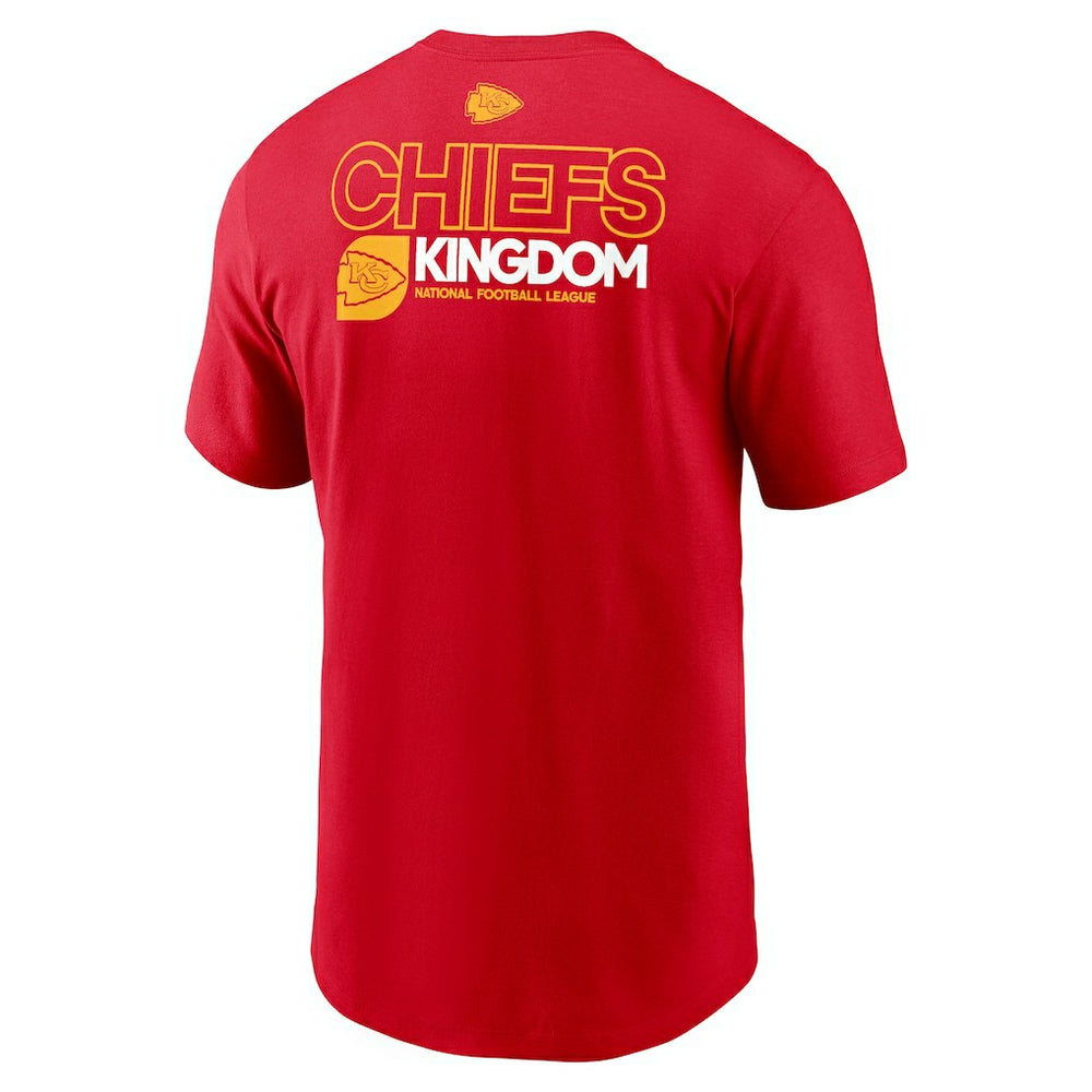 Kansas City Chiefs Outline T-Shirt - Red - Nike