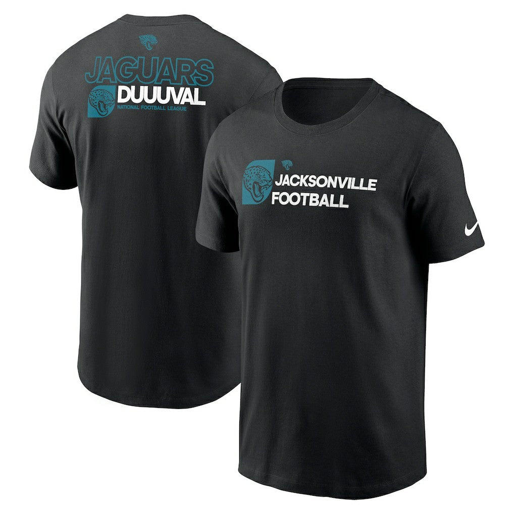Jacksonville Jaguars Outline T-Shirt - Black - Nike
