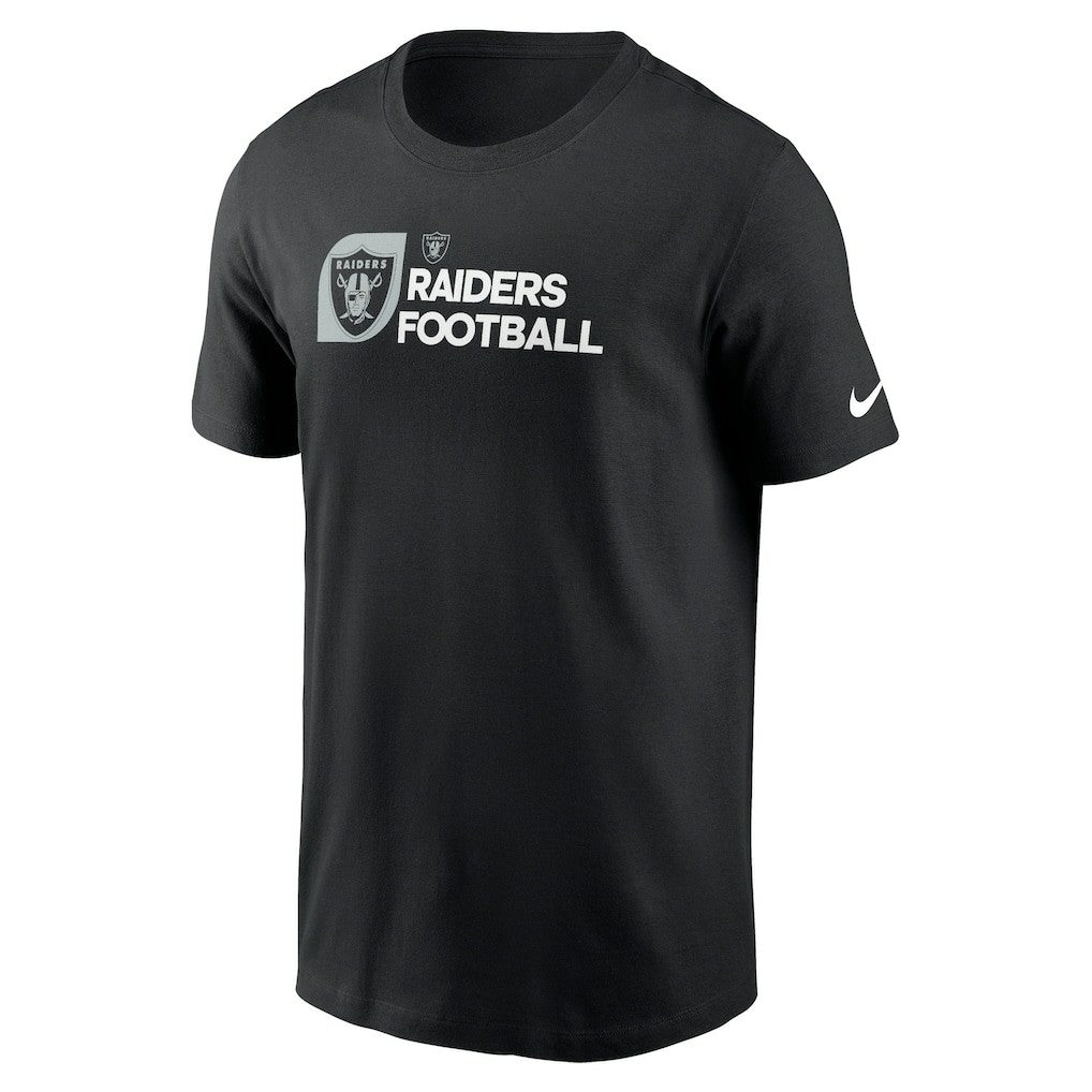 Las Vegas Raiders Outline T-Shirt - Black - Nike