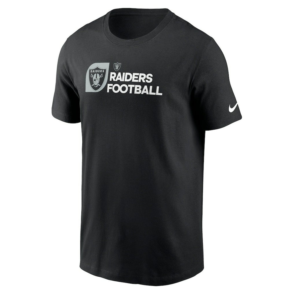 Las Vegas Raiders Outline T-Shirt - Black - Nike