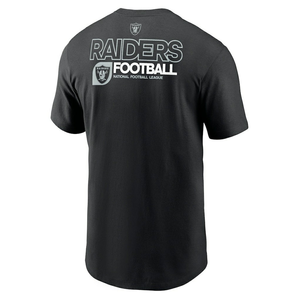 Las Vegas Raiders Outline T-Shirt - Black - Nike