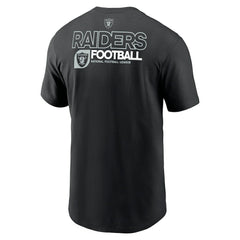 Las Vegas Raiders Outline T-Shirt - Black - Nike