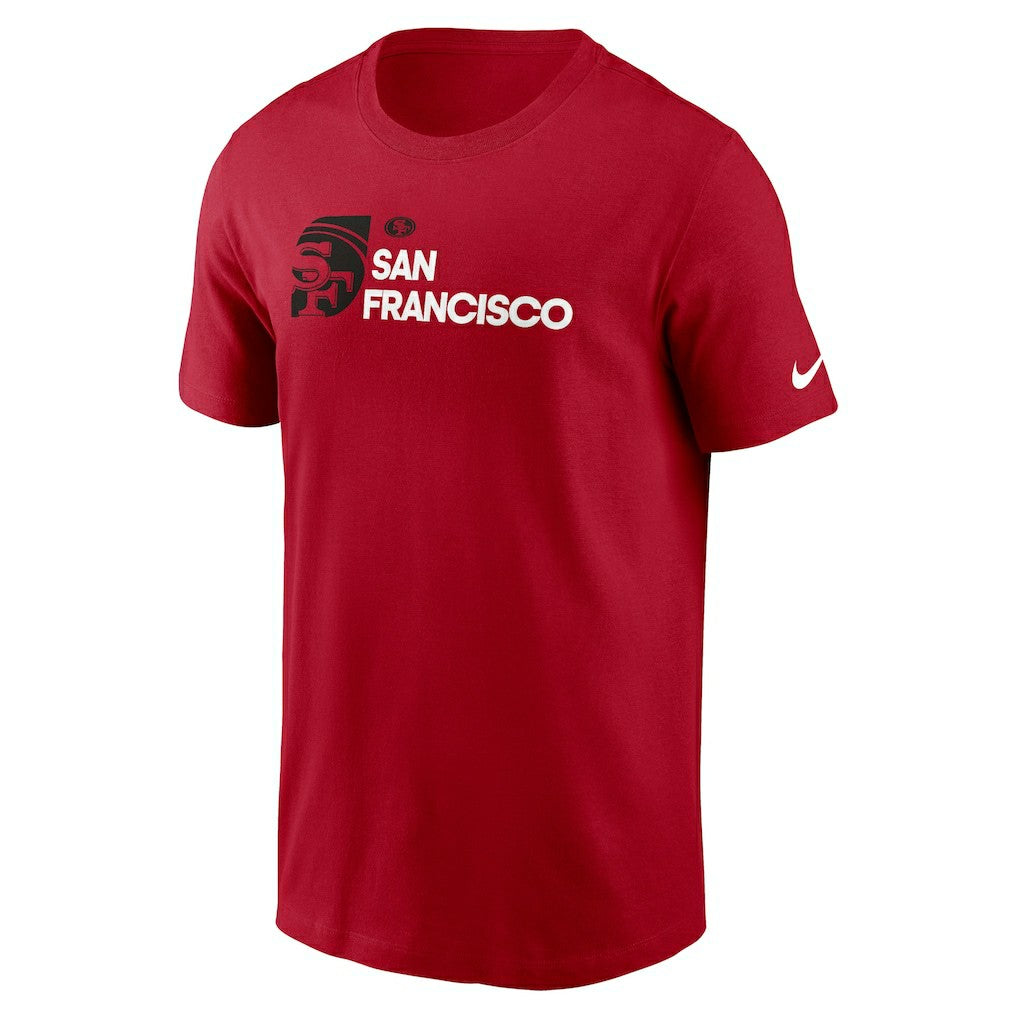 San Francisco 49ers Outline T-Shirt - Scarlet - Nike