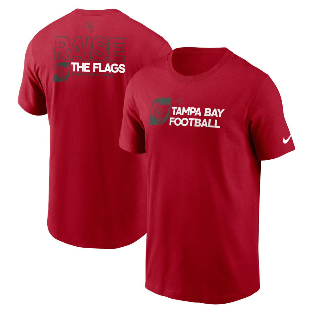 Tampa Bay Buccaneers Outline T-Shirt - Red - Nike