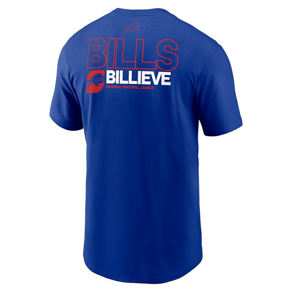 Buffalo Bills Outline T-Shirt - Royal - Nike