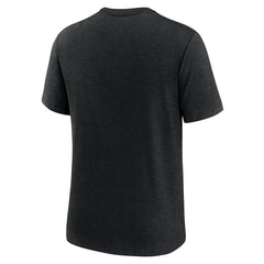Atlanta Falcons Overlap Lockup Tri-Blend T-Shirt - Black - Nike