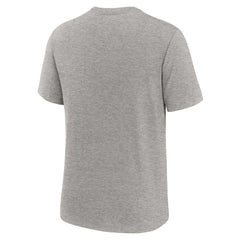 Cleveland Browns Overlap Lockup Tri-Blend T-Shirt - Heather Gray - Nike