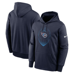 Tennessee Titans Icon Performance Pullover Hoodie - Navy - Nike