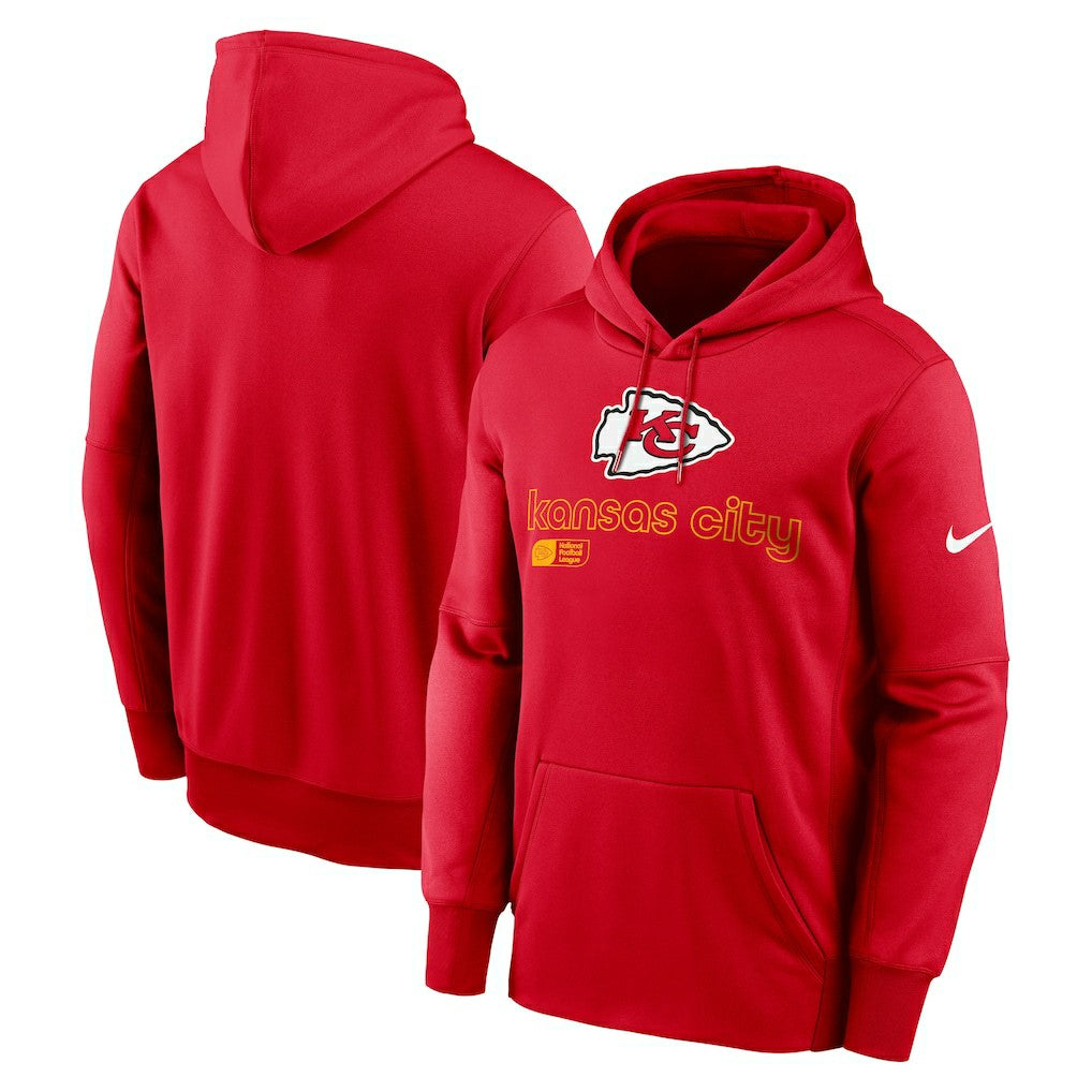 Kansas City Chiefs Performance Pullover Hoodie - Red - Nike