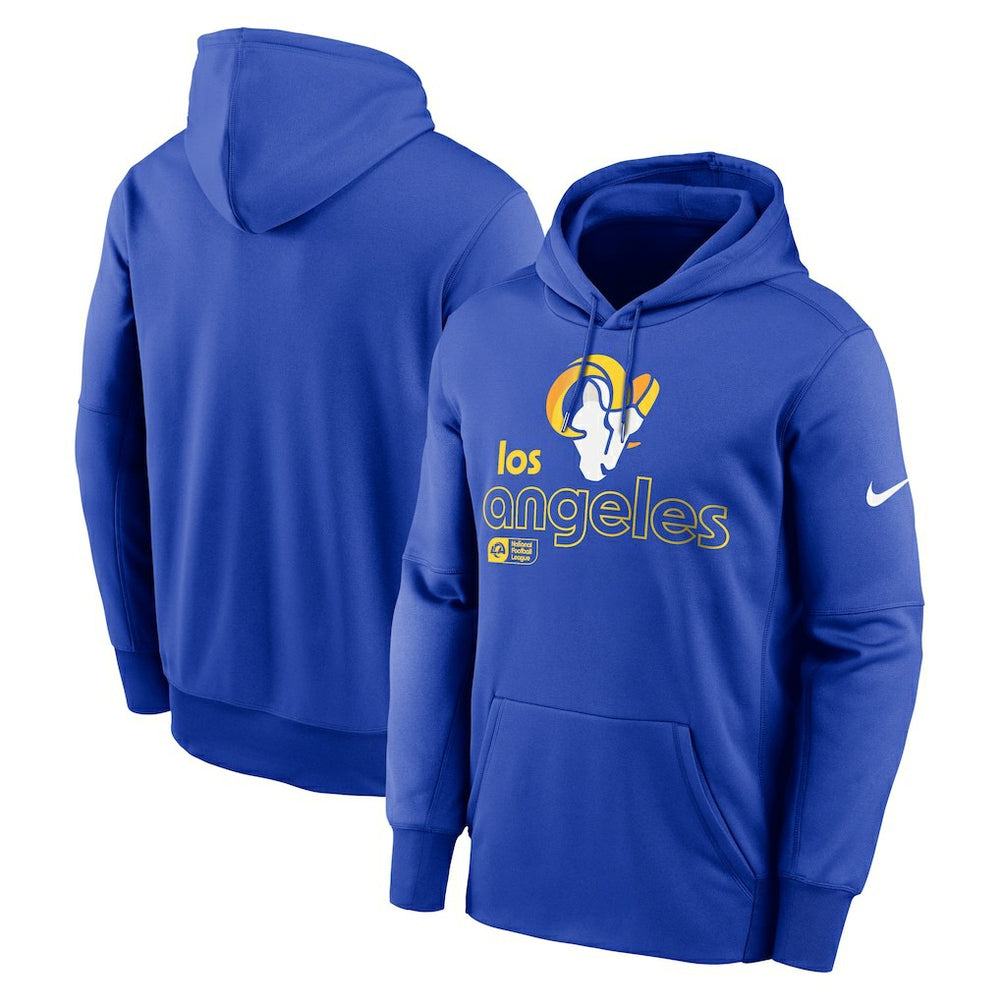 Los Angeles Rams Performance Pullover Hoodie - Royal - Nike