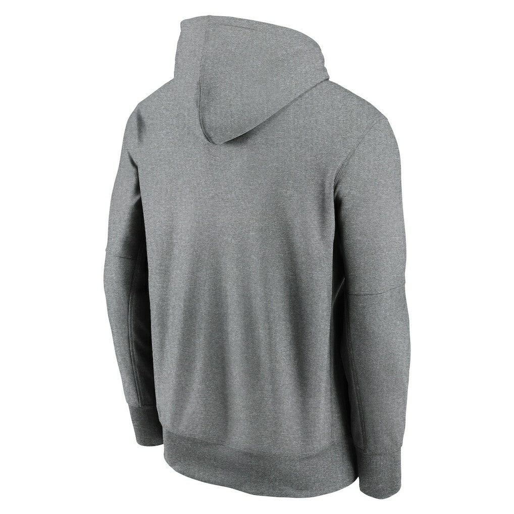 Miami Dolphins Performance Pullover Hoodie - Heather Gray - Nike