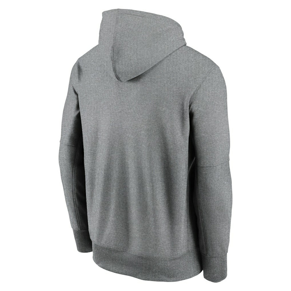 Miami Dolphins Performance Pullover Hoodie - Heather Gray - Nike