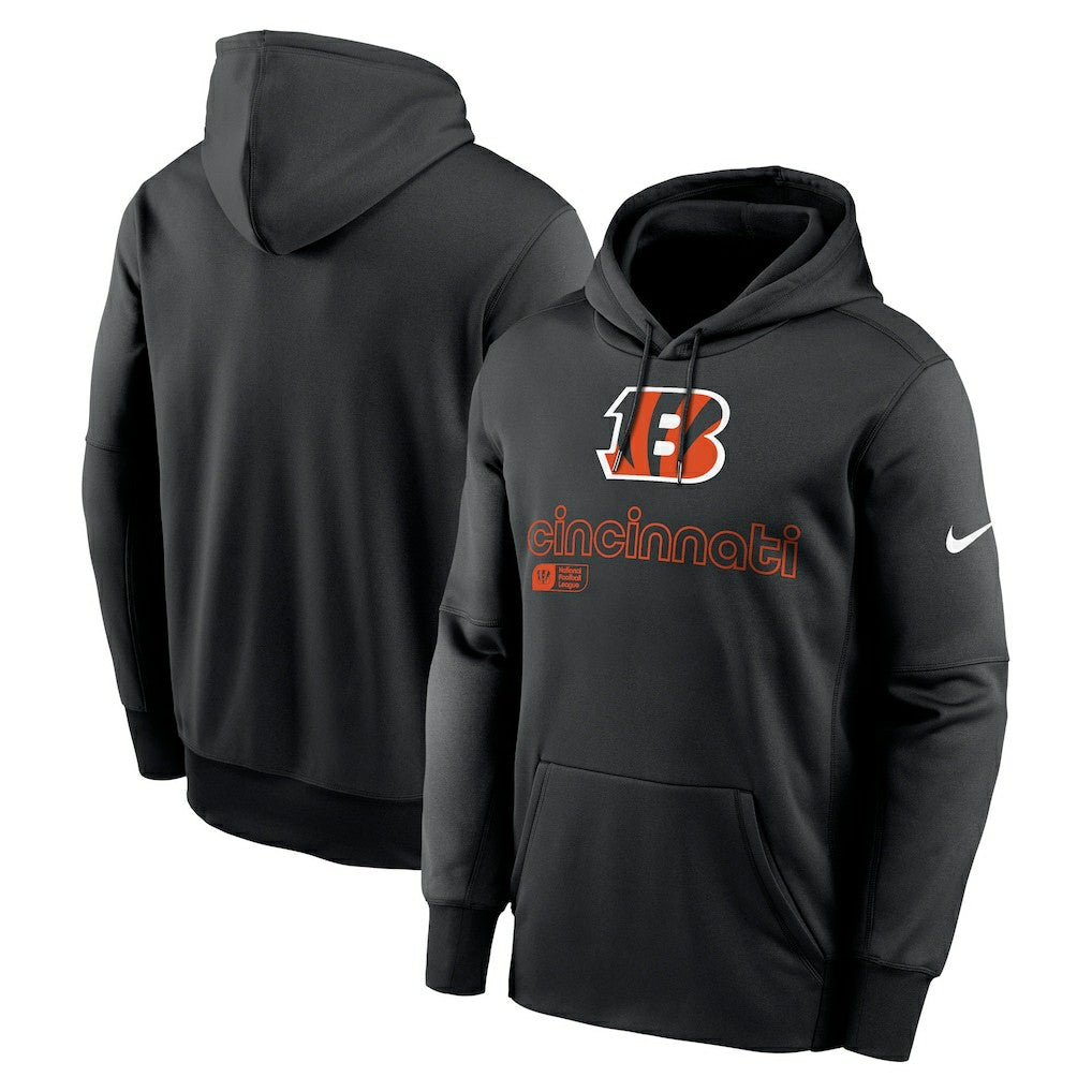 Cincinnati Bengals Performance Pullover Hoodie - Black - Nike