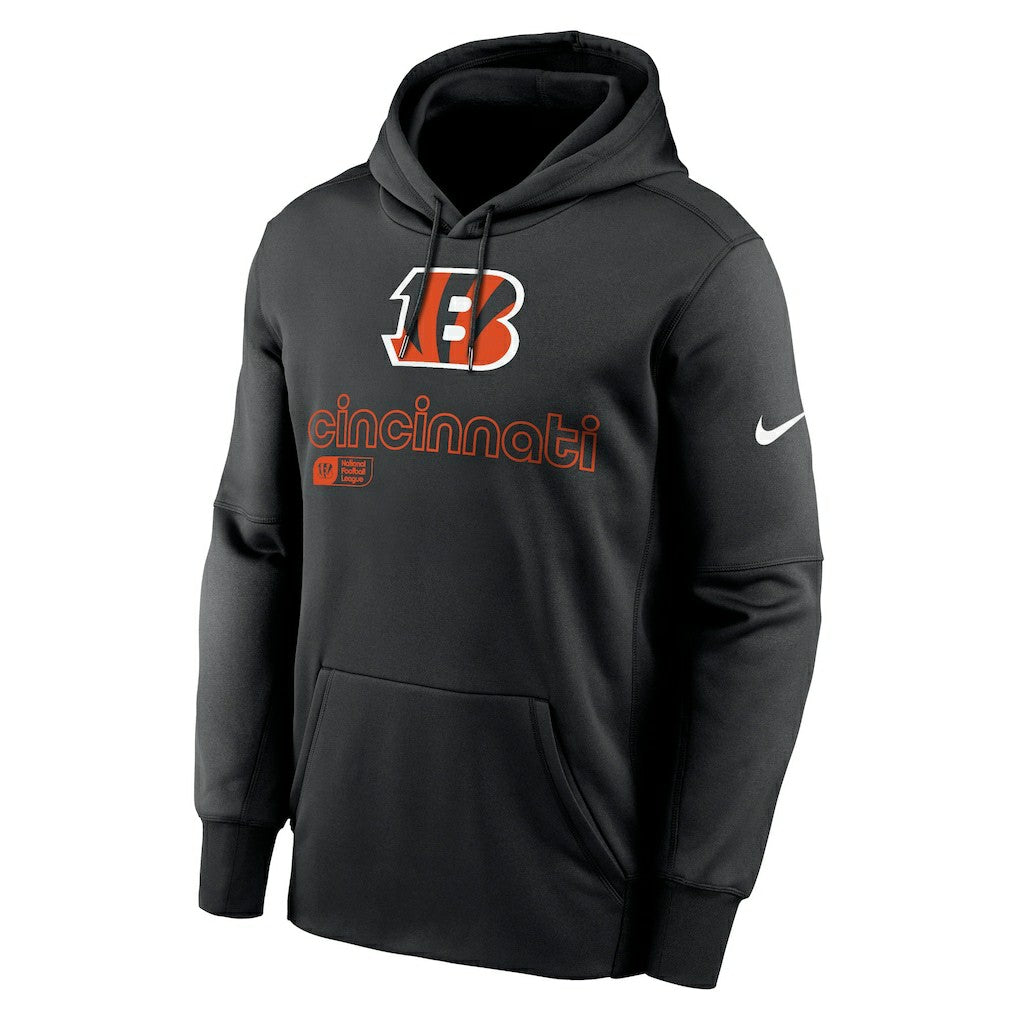 Cincinnati Bengals Performance Pullover Hoodie - Black - Nike