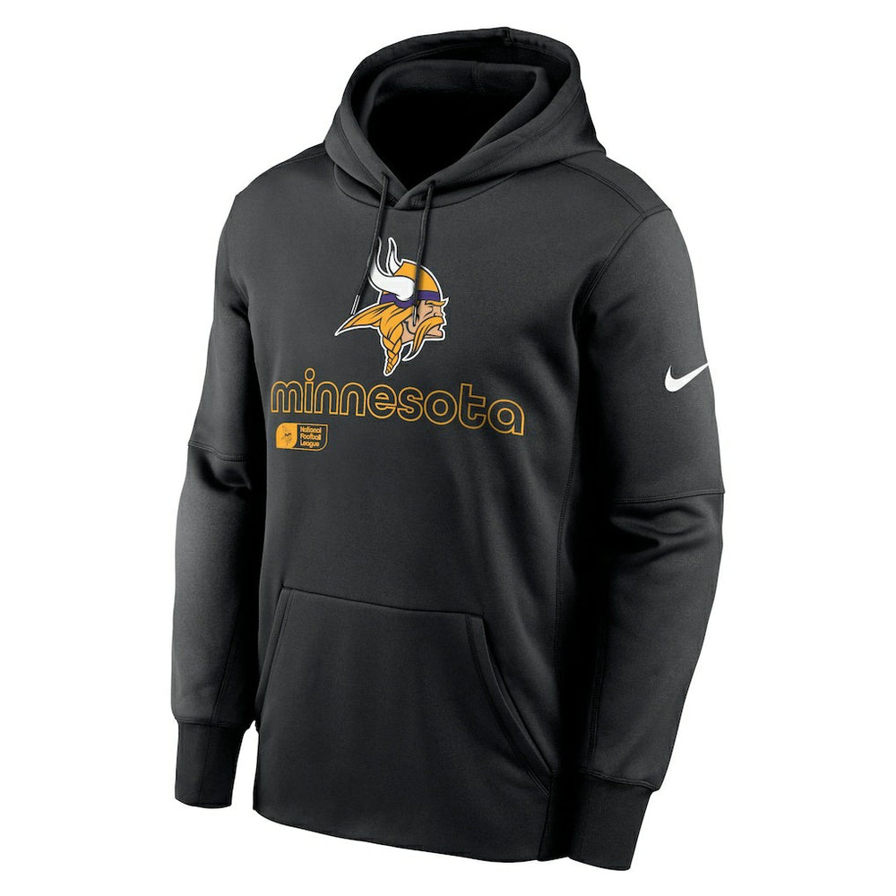 Minnesota Vikings Performance Pullover Hoodie - Black - Nike