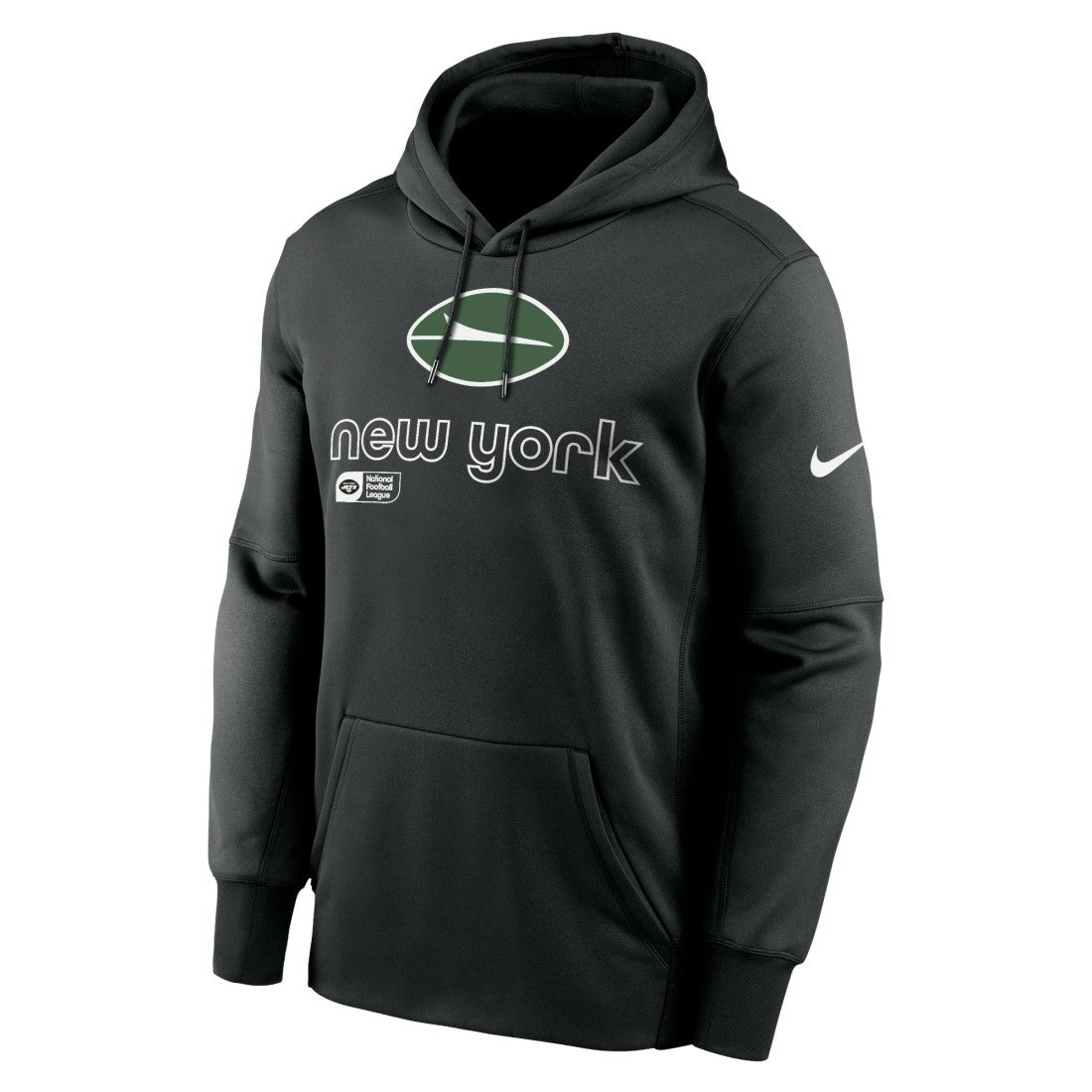 New York Jets Performance Pullover Hoodie - Black - Nike