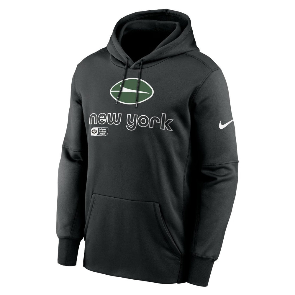 New York Jets Performance Pullover Hoodie - Black - Nike