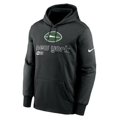 New York Jets Performance Pullover Hoodie - Black - Nike
