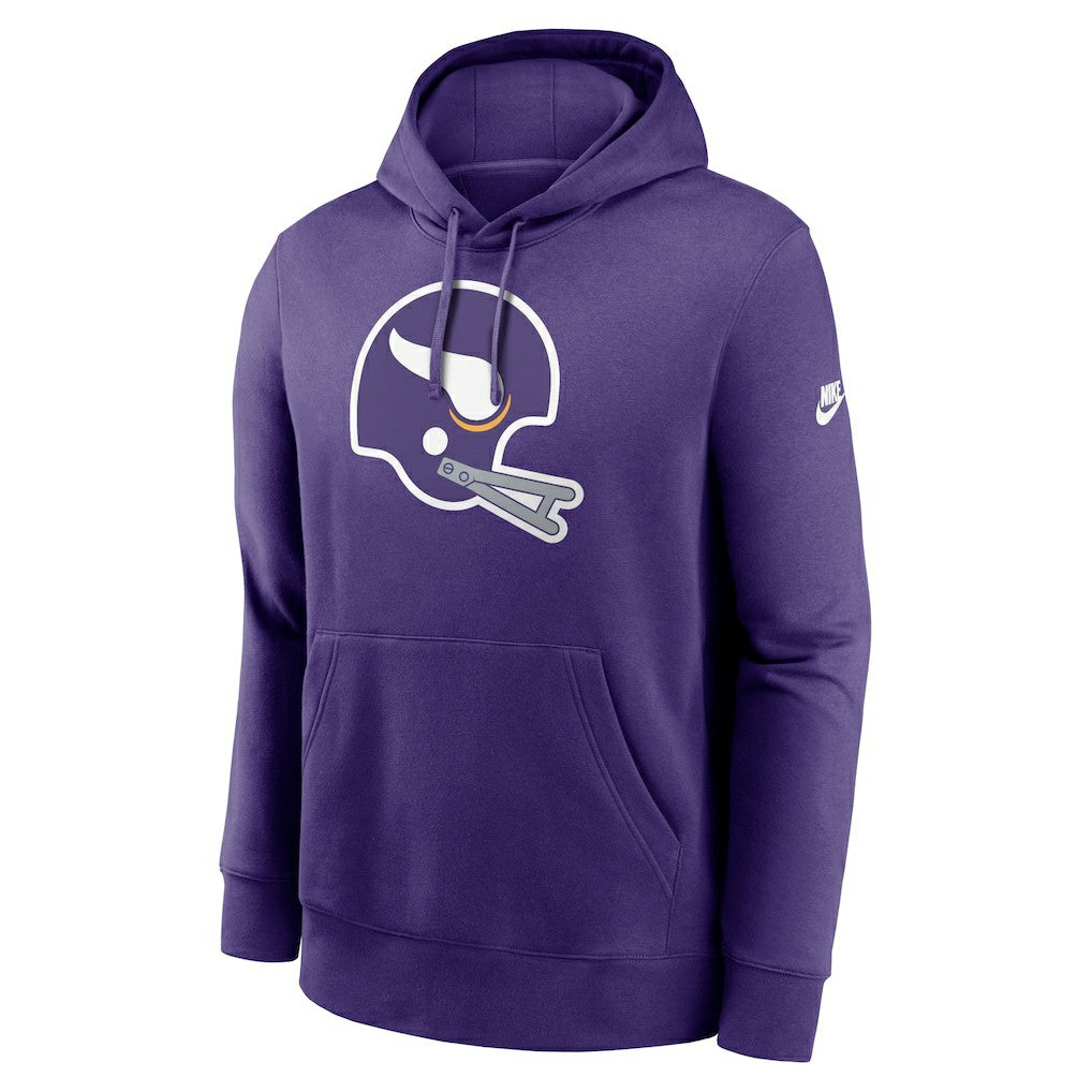 Minnesota Vikings Rewind Club Logo Pullover Hoodie - Purple - Nike