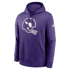 Minnesota Vikings Rewind Club Logo Pullover Hoodie - Purple - Nike