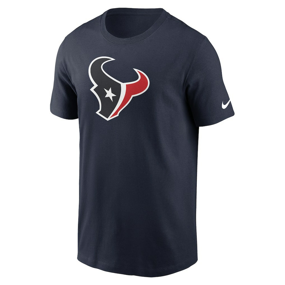 Houston Texans Rewind Logo Essential T-Shirt - Navy - Nike