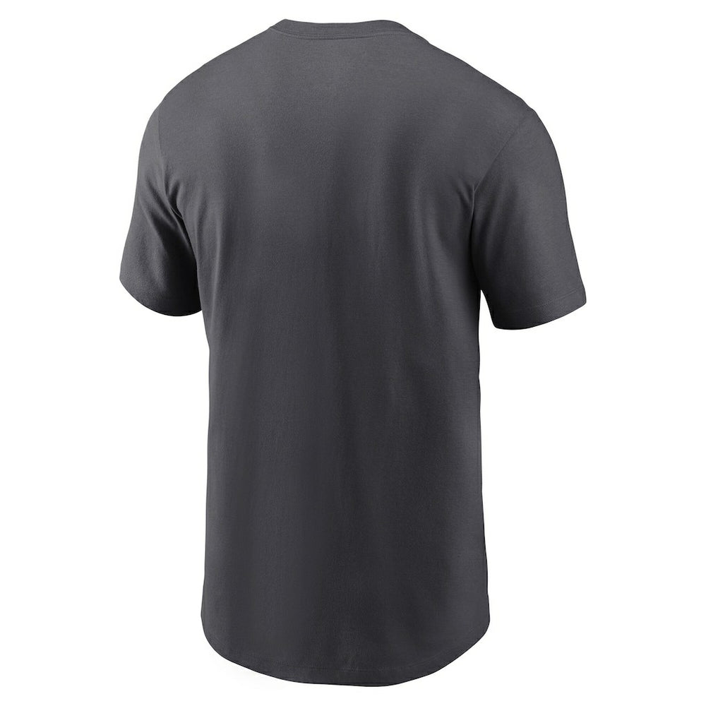 New York Jets Rewind Stack Essential T-Shirt - Charcoal - Nike