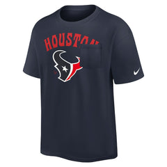 Houston Texans Rewind Heavy Max90 Pocket T-Shirt - Navy - Nike