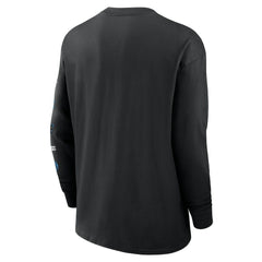 Carolina Panthers Rewind Heavy Max90 Pocket Long Sleeve T-Shirt - Black - Nike