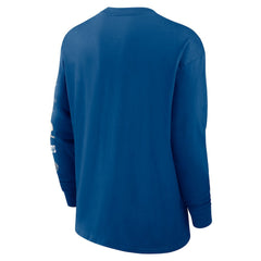 Indianapolis Colts Rewind Heavy Max90 Pocket Long Sleeve T-Shirt - Royal - Nike