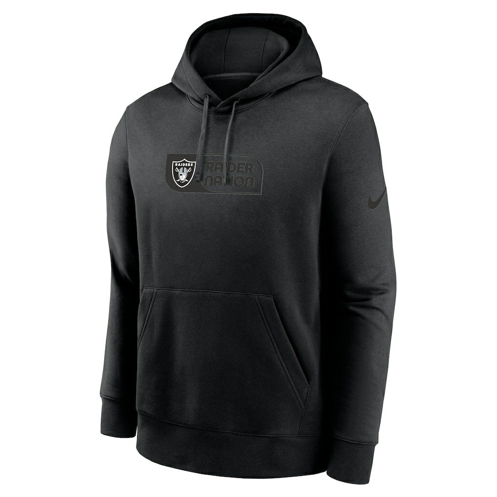 Las Vegas Raiders Edge Pack French Terry Club Pullover Hoodie - Black - Nike