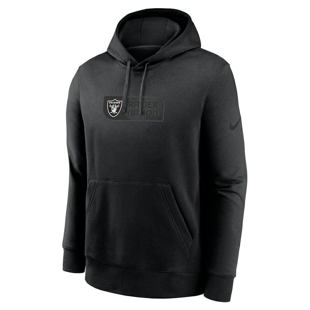 Las Vegas Raiders Edge Pack French Terry Club Pullover Hoodie - Black - Nike