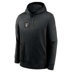 Las Vegas Raiders Edge Pack French Terry Club Pullover Hoodie - Black - Nike