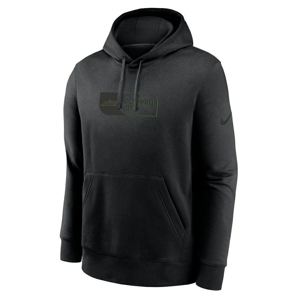 New York Jets Edge Pack French Terry Club Pullover Hoodie - Black - Nike