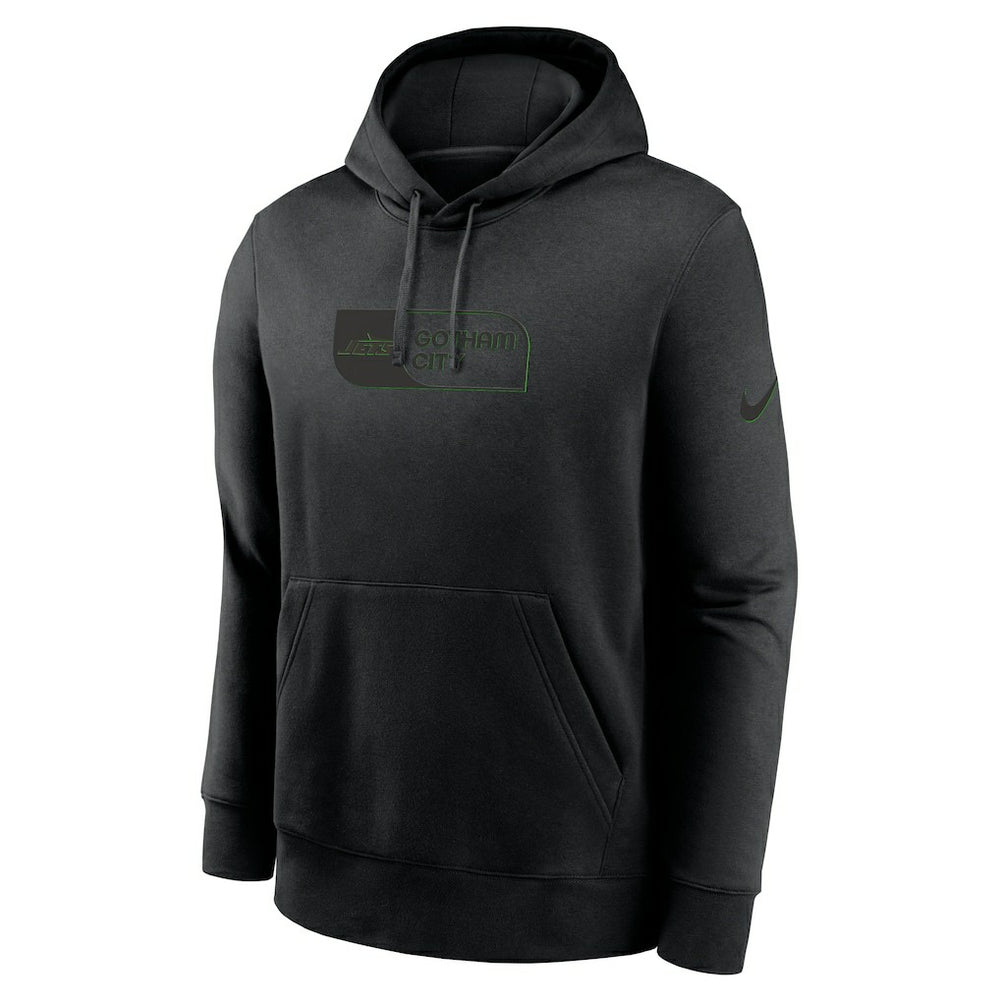 New York Jets Edge Pack French Terry Club Pullover Hoodie - Black - Nike
