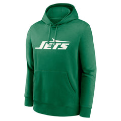 New York Jets Big & Tall Club Logo Pullover Hoodie - Green - Nike