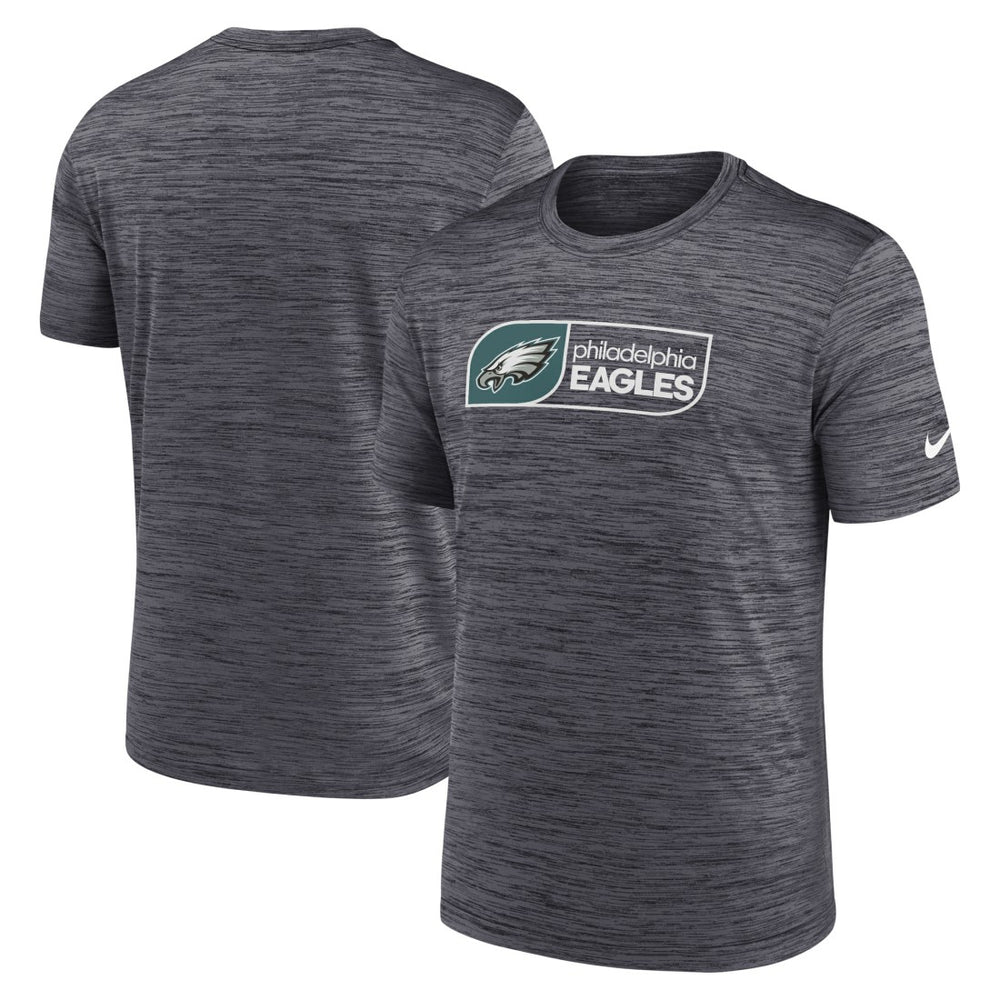 Philadelphia Eagles Big & Tall Velocity Performance T-Shirt - Black - Nike
