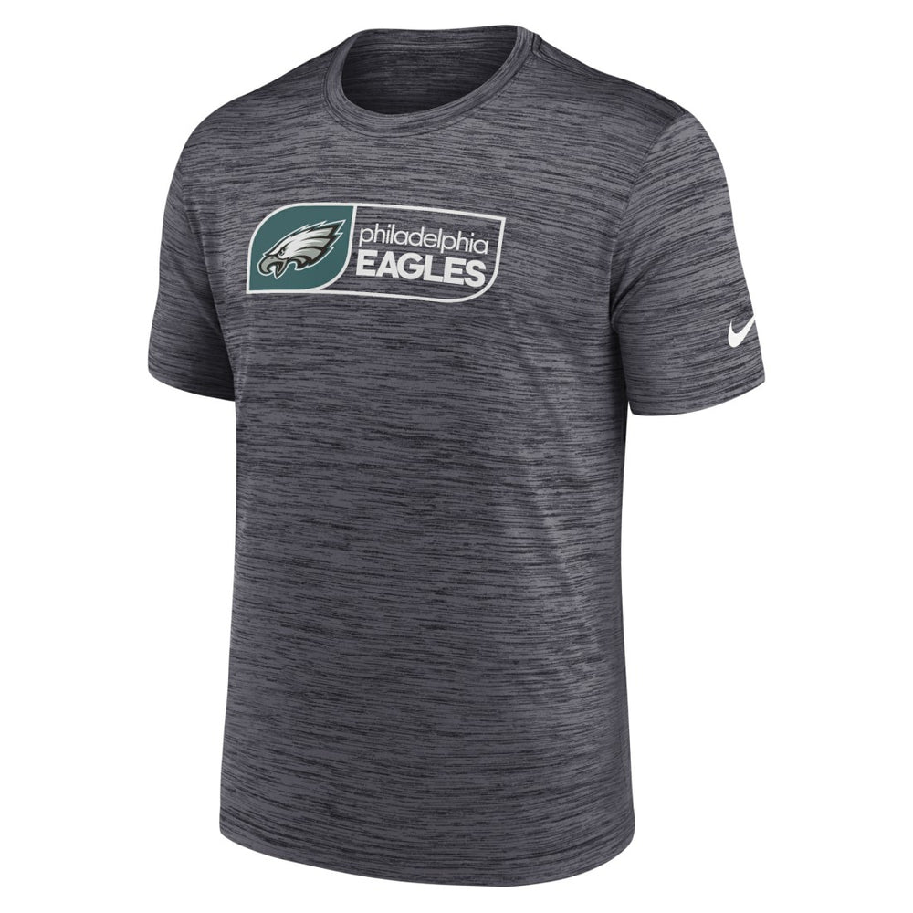 Philadelphia Eagles Big & Tall Velocity Performance T-Shirt - Black - Nike