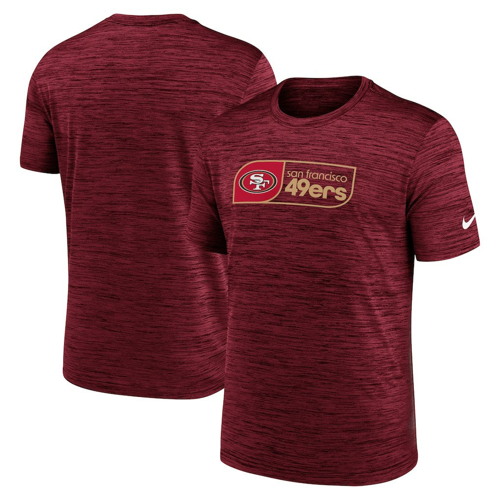 San Francisco 49ers Big & Tall Velocity Performance T-Shirt - Scarlet - Nike
