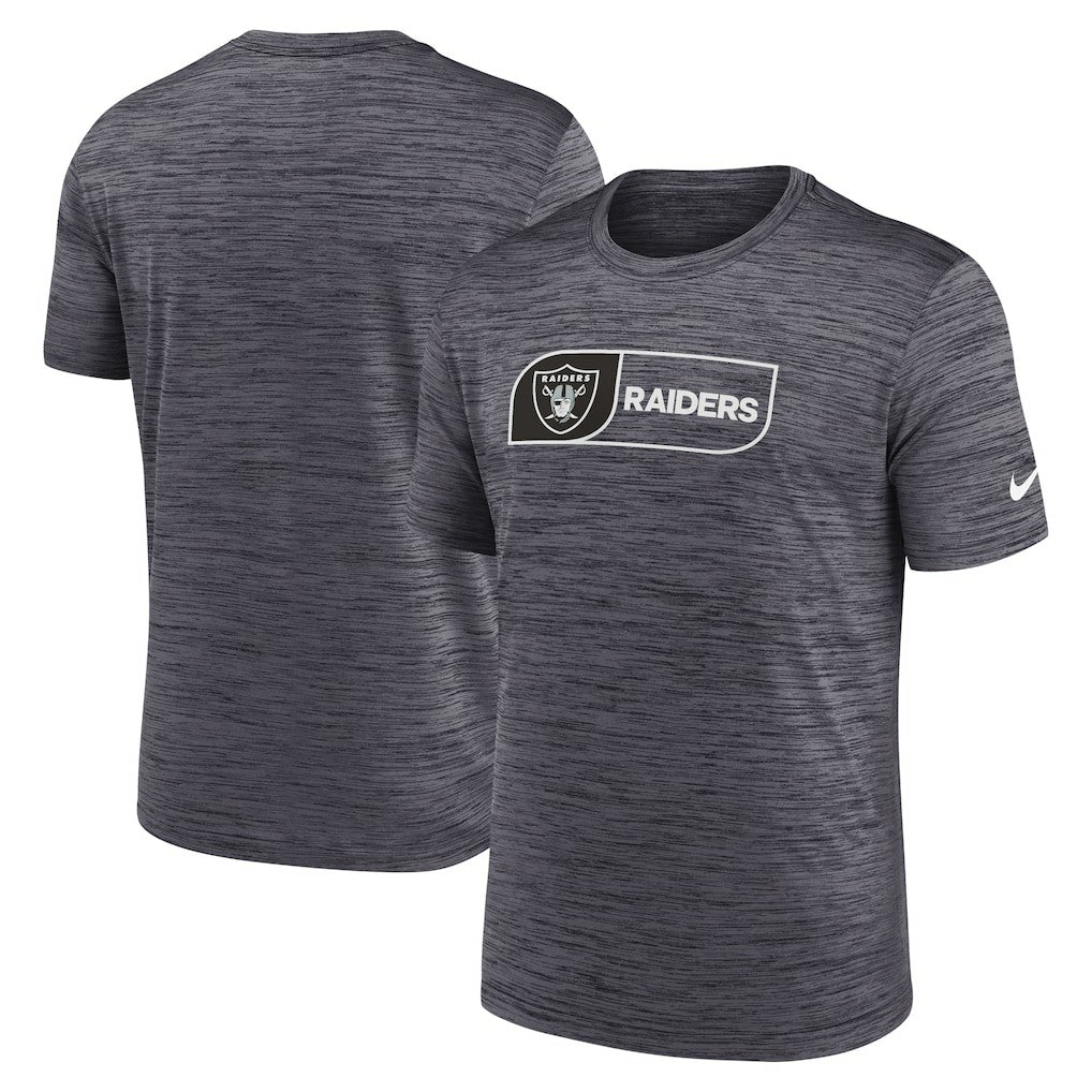 Las Vegas Raiders Big & Tall Velocity Performance T-Shirt - Black - Nike