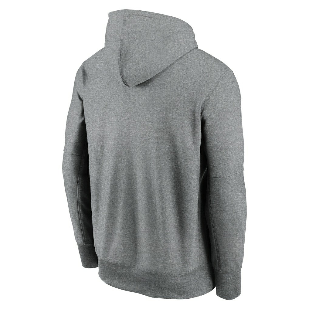 Miami Dolphins Big & Tall Performance Pullover Hoodie - Heather Gray - Nike