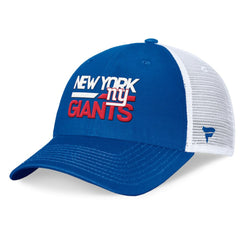 New York Giants Upper Trucker Adjustable Hat - Royal/White - Fanatics